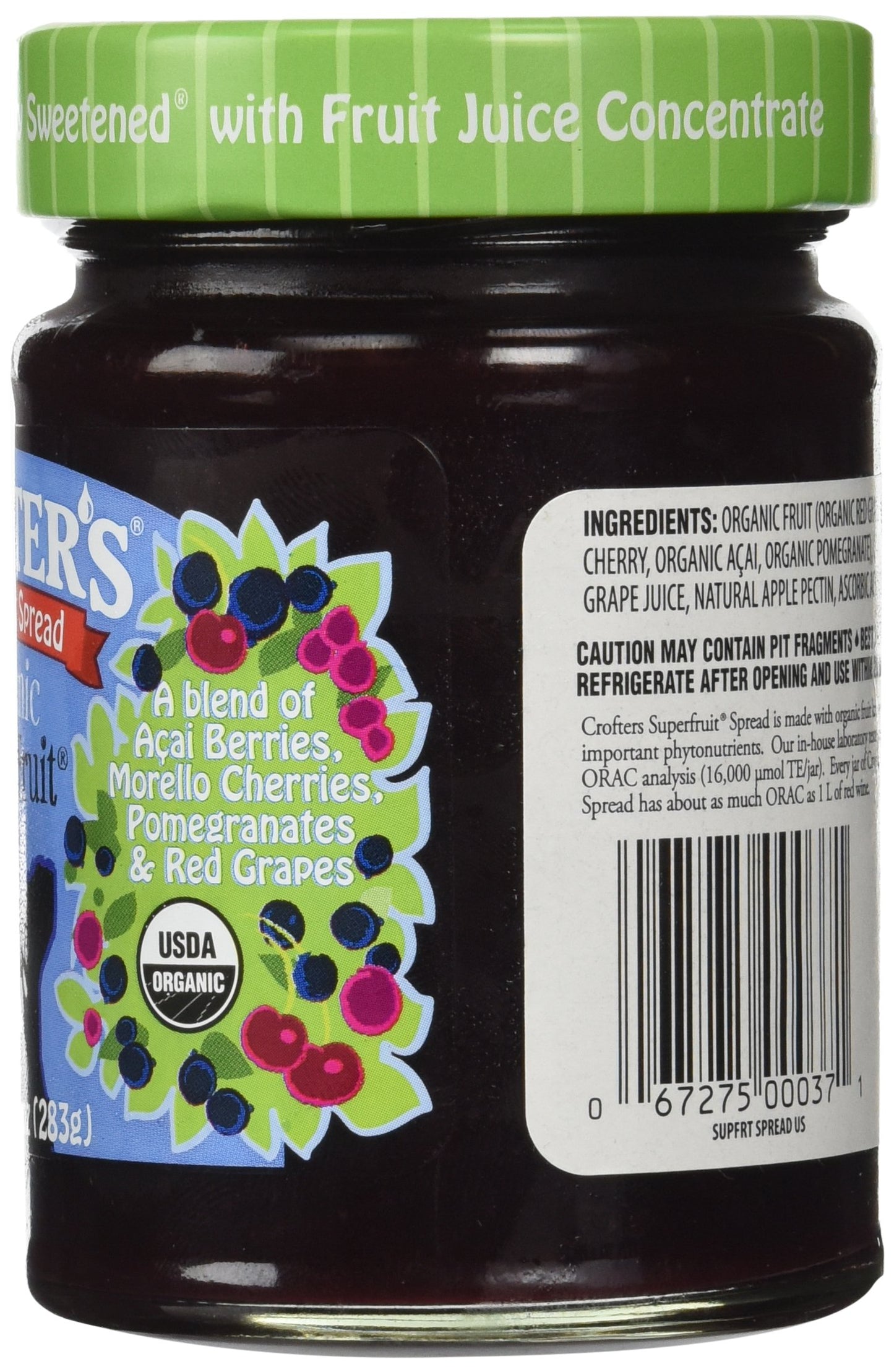 Crofters Organic Superfruit Just Fruit Spread, 10 oz