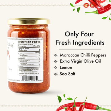 Casablanca Market Harissa Gourmet Hot Sauce - Moroccan Spice - 10.58 oz (Pack of 2)