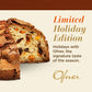 Genovese Panettone with Apricot  Dates & Plums 26.4 oz - Naturally Fermented Buttery Dough with Candied Fruits - Traditional Holiday Cake - Ofner