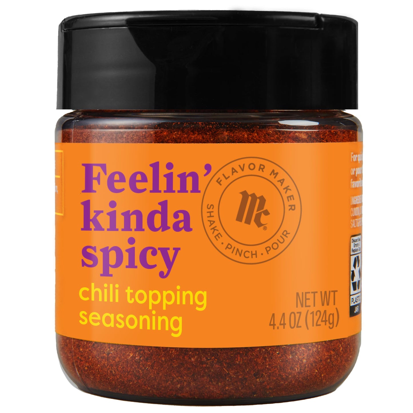 Mccormick Chili Topping Seasoning, Flavor Maker, 4.4 Oz