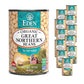 Eden Organic Great Northern Beans (White Beans), 15 Oz Can (12-Pack Case), No Salt Added, Non-Gmo, Gluten Free, U.S. Grown, Heat And Serve, Macrobiotic, Similar To Cannellini, Smoother