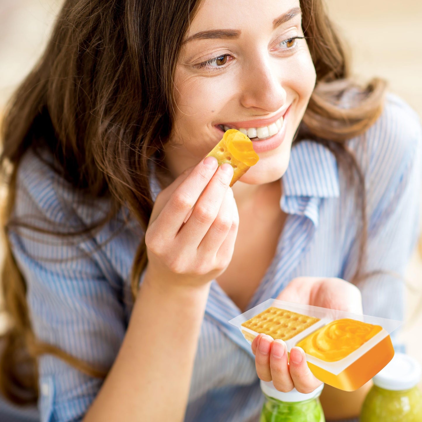 Handi-Snacks RITZ Crackers N Cheesy Dip Snack Packs, 10 Snack Packs