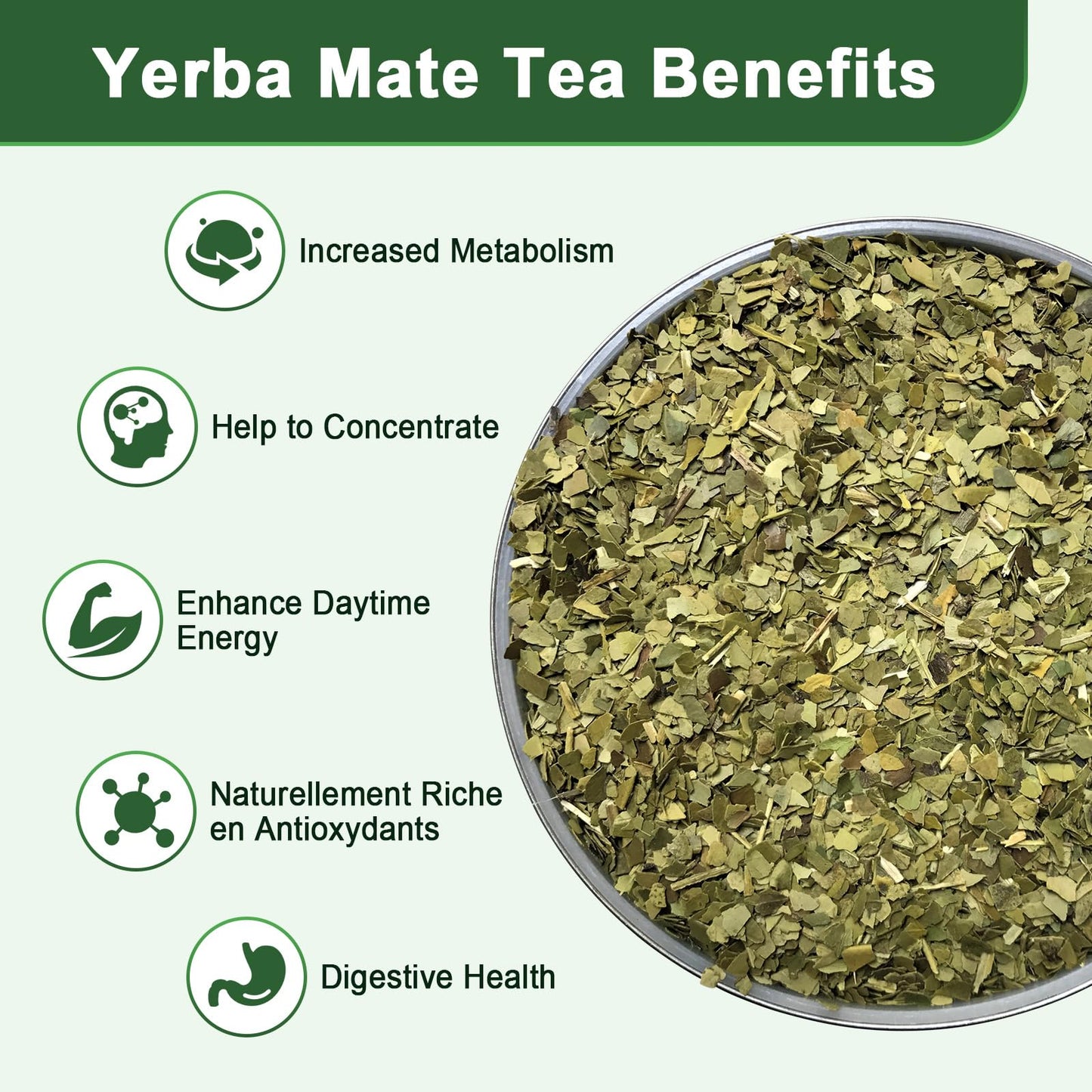 GORNVB Unsmoked Yerba Mate Tea Bags, Organic, 30 Count, Rich in Chlorophyll and Antioxidants