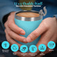 Modern Elegance Tea Tumbler Gift Set – Includes Tea Bag Holder, Spoon, Honey Straw, 15 Assorted Flavor Blends & Hot & Cold 12Oz Insulated Tumbler – Ideal For Holiday Gift For Tea Lovers – Teal