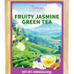 TeeLux Fruit Scented Jasmine Green Tea, Brisk Green Tea with Natural Fruity Jasmine Flavor, Pleasant Jasmine & Fruit Aroma, 50 C