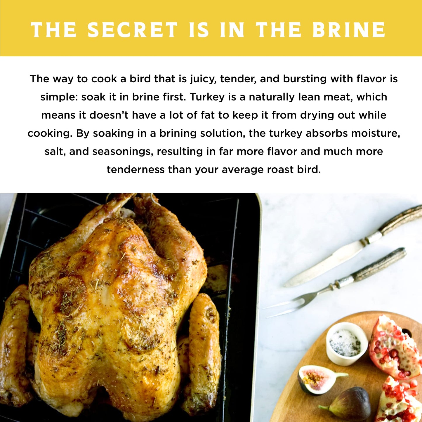 Fire & Flavor Lemon Pepper Turkey Perfect Brine - Turkey Brine Kit with Bag for Roasting  Grilling  smoky aroma  and Frying - Brining Seasonings for Cooking and Turkey Brine Bag - Turkey Brine and Rub Kit