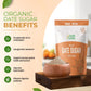 Health Garden Date Sugar (16 Oz), Organic Date Sugar Sweetener, All-Natural Dried Ground Dates, Rich In Vitamins And Minerals, No Gluten, Non-Gmo, Low Glycemic Sugar Substitute (1 Lb Pack Of 2)
