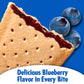 Pop-Tarts Breakfast Toaster Pastries, Unfrosted Blueberry Flavored, 14.7 Oz (8 Count)