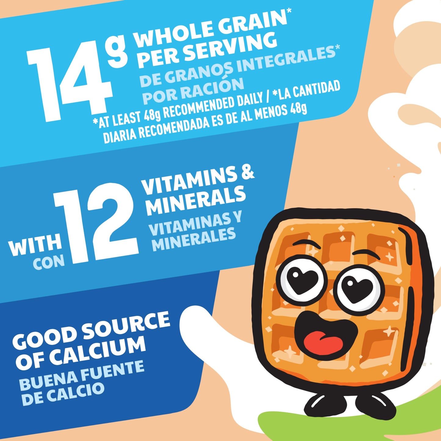 Cinnamon Toast Crunch Waffle Breakfast Cereal, Crispy Cinnamon Cereal, 11.6 Oz