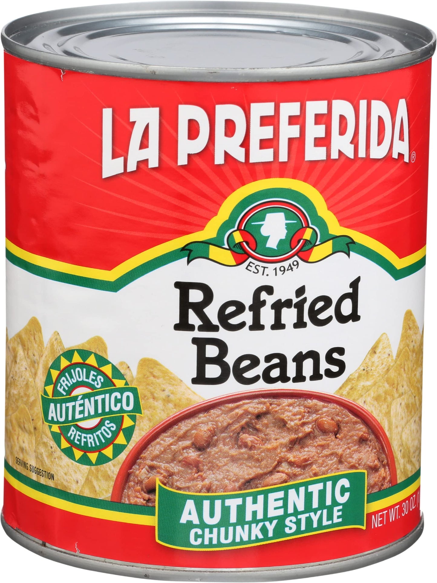 La Preferida Bean Refried Authtc