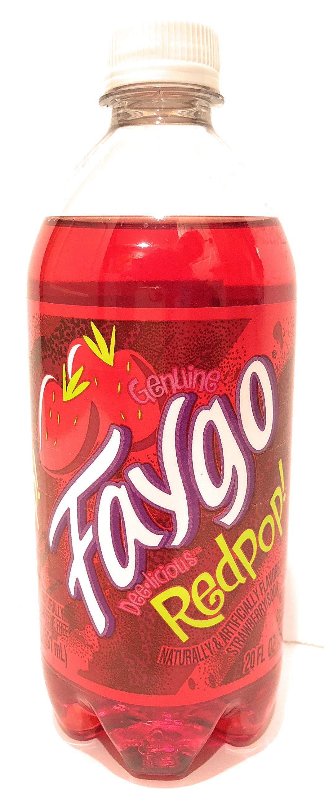 Faygo Redpop soda, 20-oz. plastic bottle