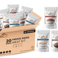 Mountain Essentials 120 Servings Freeze Dried Enhanced Variety Fully Cooked Meat Kit | High Protein Intake Contains 2988 Protein Ready To Eat Emergency Survival Easy Prep Food For Camping & Backpacking