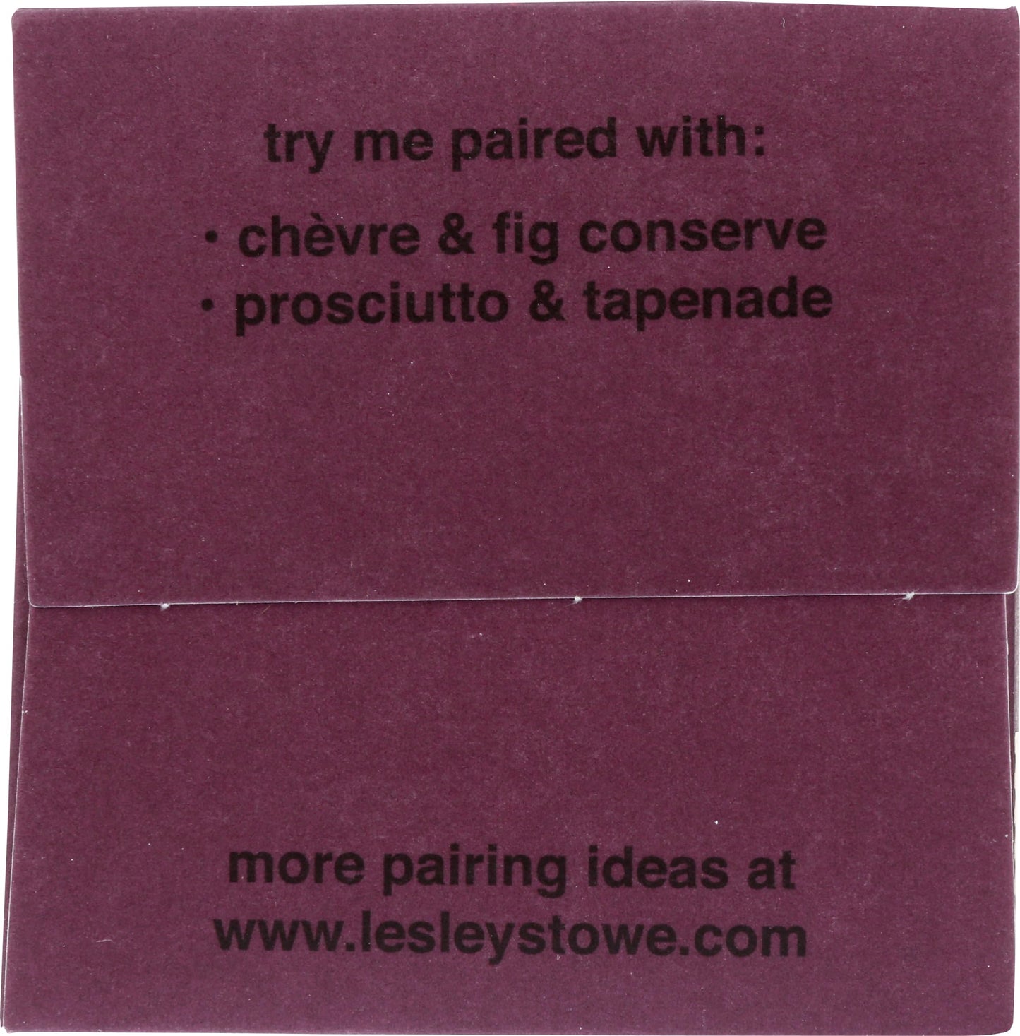 Lesley Stowe Crisps Fig And Olive, 5.3 Oz