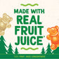 Black Forest Organic Gummy Bears Candy, 8 Ounce Bags, Pack of 6, Black and Orange
