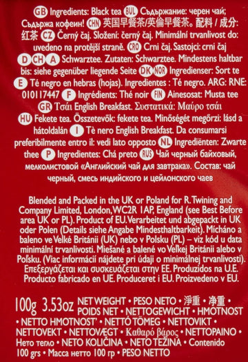Twinings English Breakfast Tea, Loose Tea, 3.53 Oz Tins