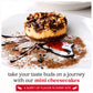 Davids Cookies Turtle Chocolate Pecan Mini Cheesecakes - 6 Gourmet   - 26.4 oz - Pack of 1