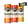 Liquid Remedy Kombucha Sugar Free Organic Drink, Low Calorie, Probiotic Like Tea For Gut Health - Tropical Trio Variety Pack- 8.