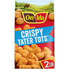 Ore-Ida Crispy Tater Tots Seasoned Shredded Frozen Potatoes, 32 oz Bag