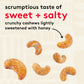 Snak Club Honey Cashews, Honey Glazed Nuts, Kosher Snack, 2.5 oz Bags, 6 Pack