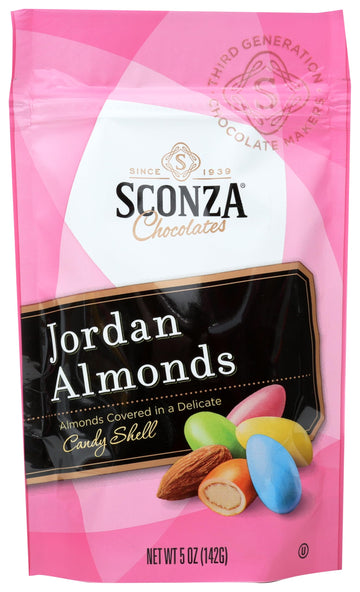 Sconza Jordan Almonds Spring Mix | Vibrant Color Candy Coated California Almonds | Wedding and Shower Candy | Made in the USA | 