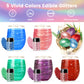 5 Colors Edible Glitter Set, Edible Glitter for Drinks, Luster Dust Shimmer Powder for Christmas Baking, Cakes, Cocktails, Bever