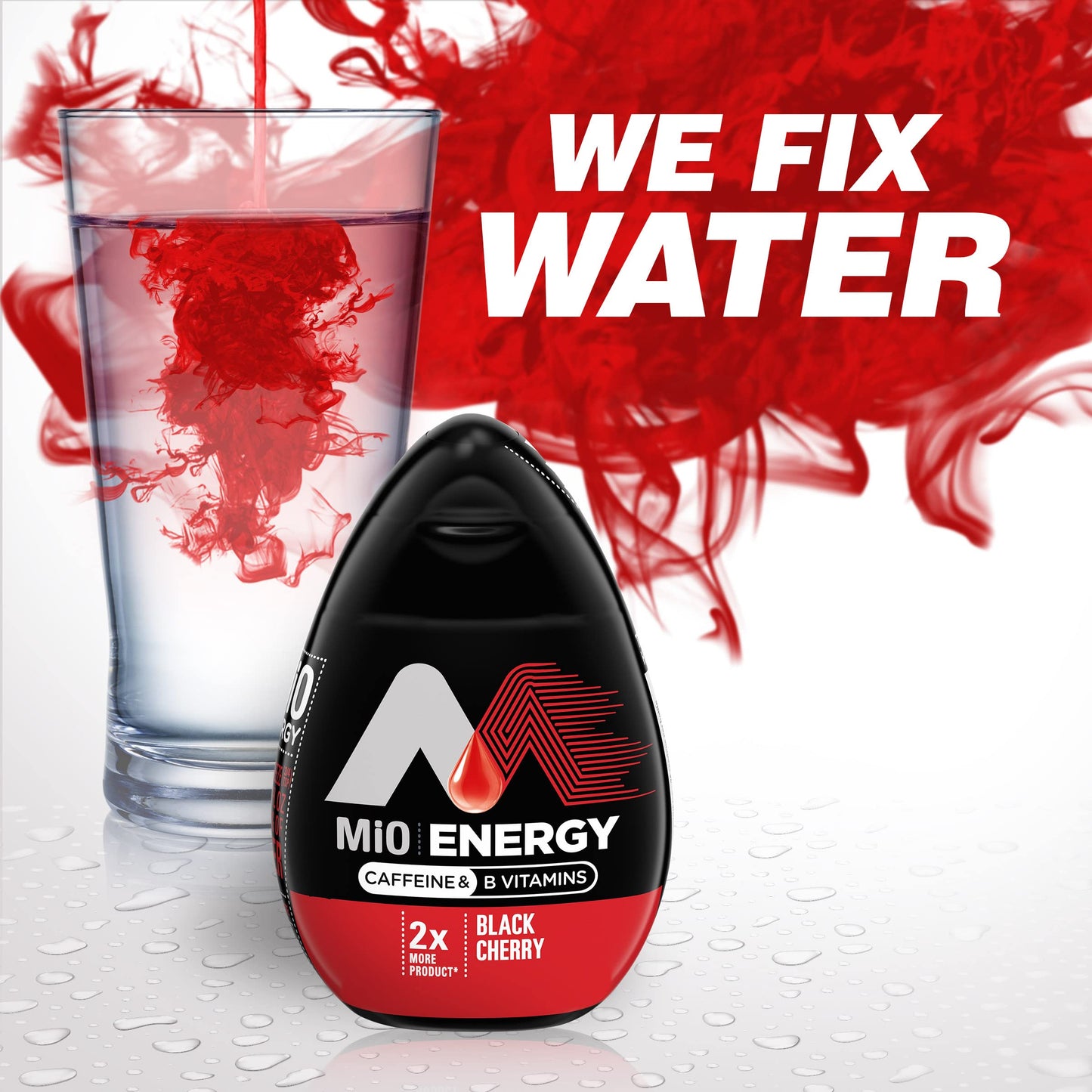 Mio Energy Liquid Water Enhancer, Black Cherry Flavor, 8 Count, 3.24 fl oz