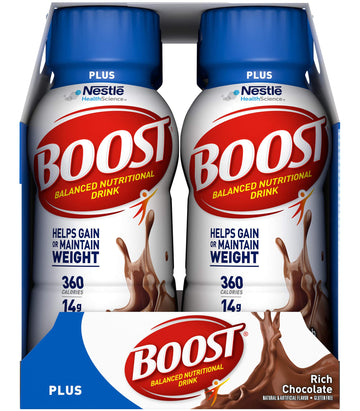 Boost Plus Complete Nutritional Drink (Chocolate, 8 Fl Oz (Pack of 1))