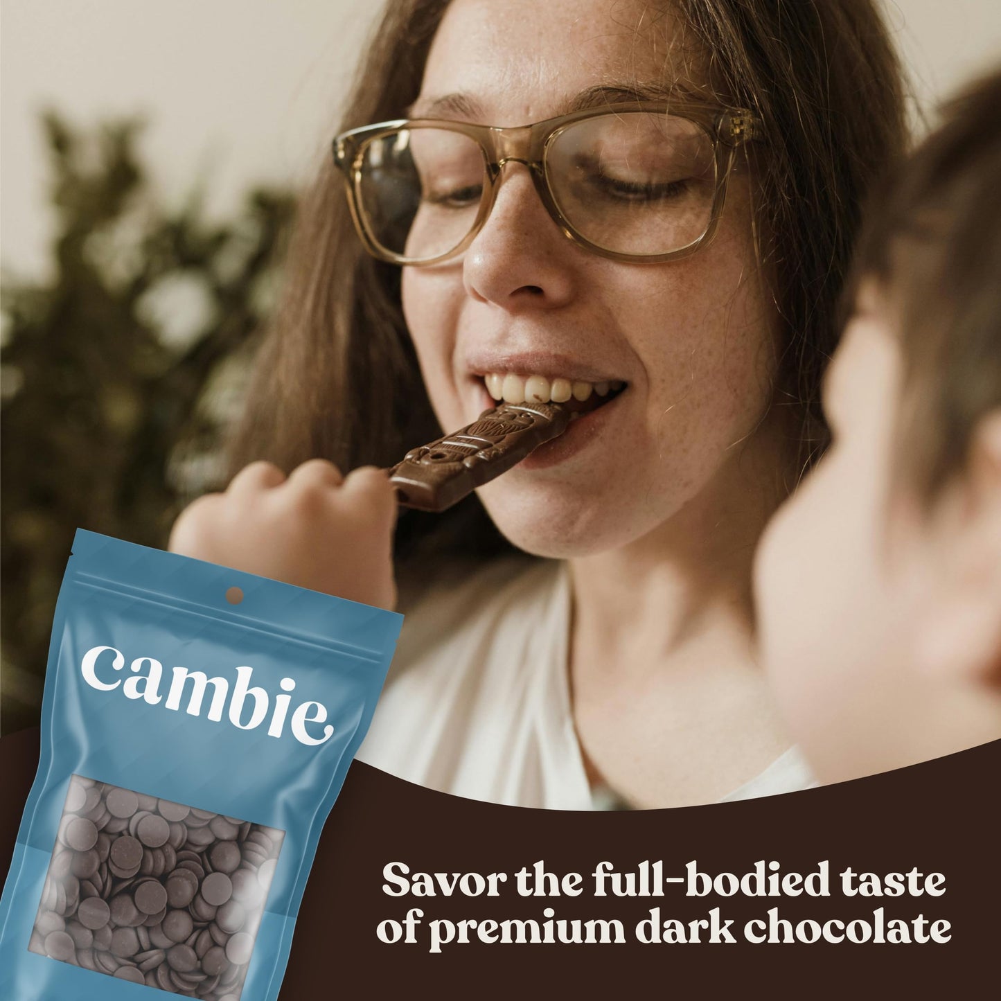 Merckens Dark Chocolate Melting Wafers by Cambie  5 Pounds of Dark Melting Chocolate  Candy Melts & Baking Chocolate  For Dipping  Covering  Desserts  Dubai Chocolate Bar & Baking  5 lb