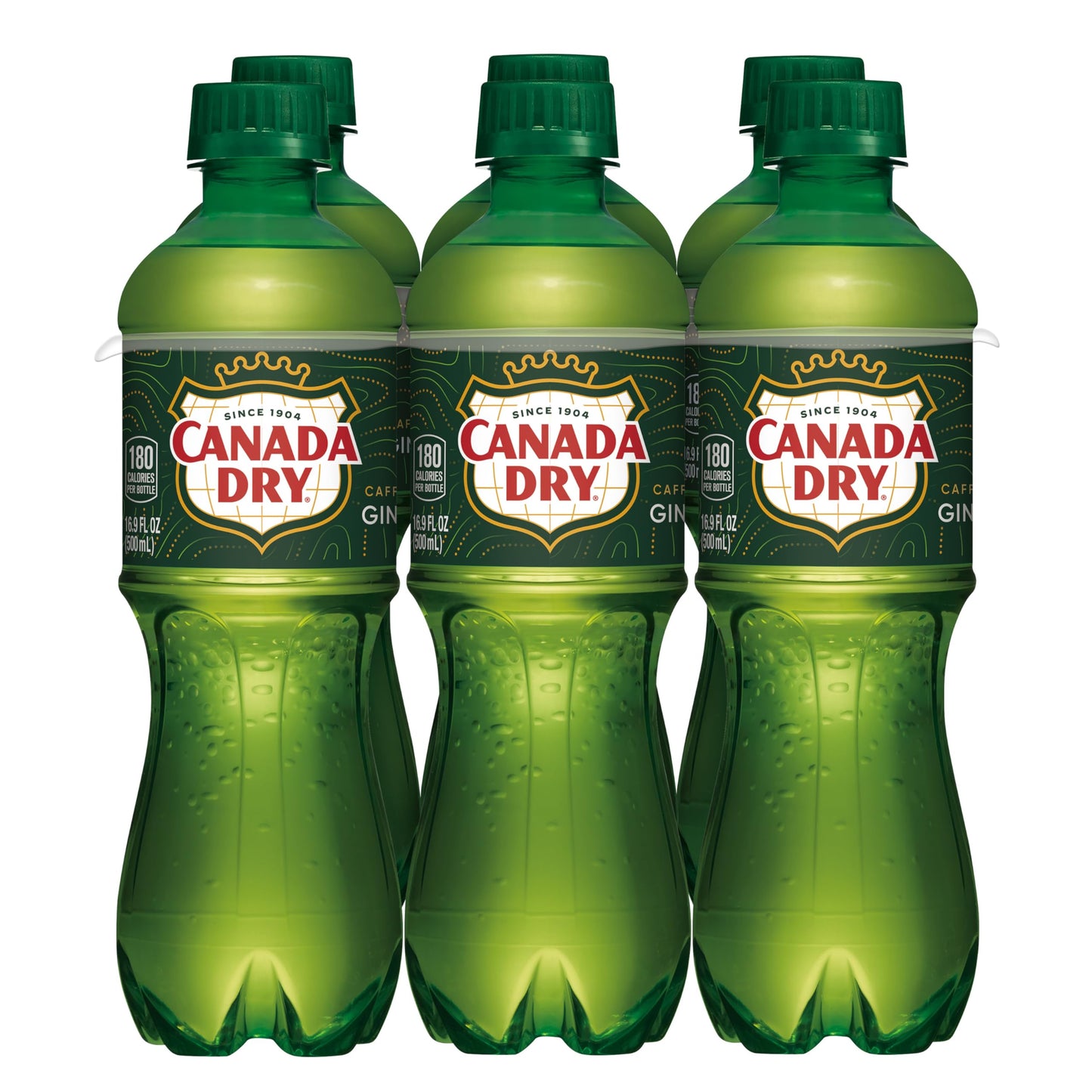Canada Dry Ginger Ale Soda  .5 L bottles  6 pack