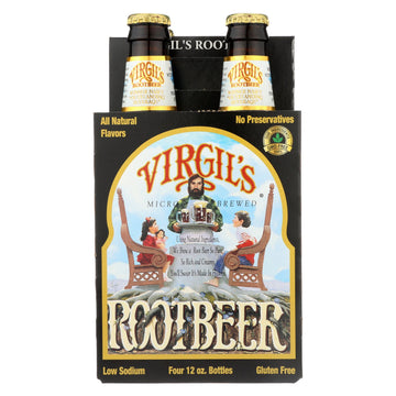Virgils Root Beer - 12 Ounce - Caffeine-Free, Naturally Flavored Soda