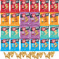 Pop-Cornners Snacks Gluten Free Chips, 5 Flavor Variety Pack 28 Count 1 oz Bags Packaged By Doomi, Individual Snack Bags in Sea 