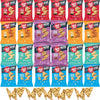 Pop-Cornners Snacks Gluten Free Chips, 5 Flavor Variety Pack 28 Count 1 oz Bags Packaged By Doomi, Individual Snack Bags in Sea 