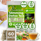 Lavendium Herbal Detox Tea with Chamomile & Ginger - 60 Bags - Caffeine Free, Citrus & Cinnamon Flavor