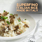 Cucina & Amore Superfino Italian Arborio Rice - 8.8 Lbs (17.6Oz X 8 Pack) | Pantry Perfect, Vegetarian, Ideal For Risotto And Cr