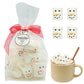 4Es Novelty 16 Pcs Snowman Marshmallow In Gift Bag Individually Wrapped - Large Christmas Marshmallows For Hot Chocolate Toppers, Snowman Marshmallow   Topping   For Hot Cocoa, 4.2Oz
