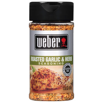 Weber Roasted Garlic & Herb Seasoning, 5.5 Ounce Shaker (Pack Of 6)