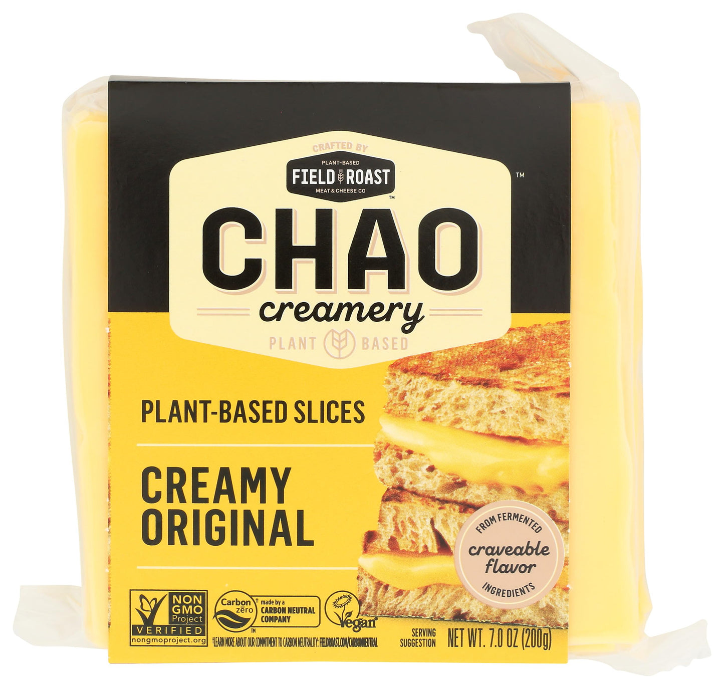 Field Roast, Chao Vegan Slices Creamy Original, 7 oz