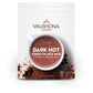 Valrhona Premium Dark Hot Chocolate Sweet Mix. Rich Smooth & Full of Dark Chocolate Flavor. Dark Hot Chocolate Cocoa Powder with