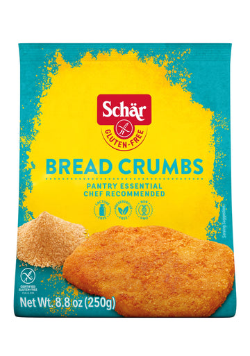 Schar Breadcrumbs, 8.8oz, 7-Pack, Certified Gluten Free, Wheat Free, Non GMO, Preservative Free