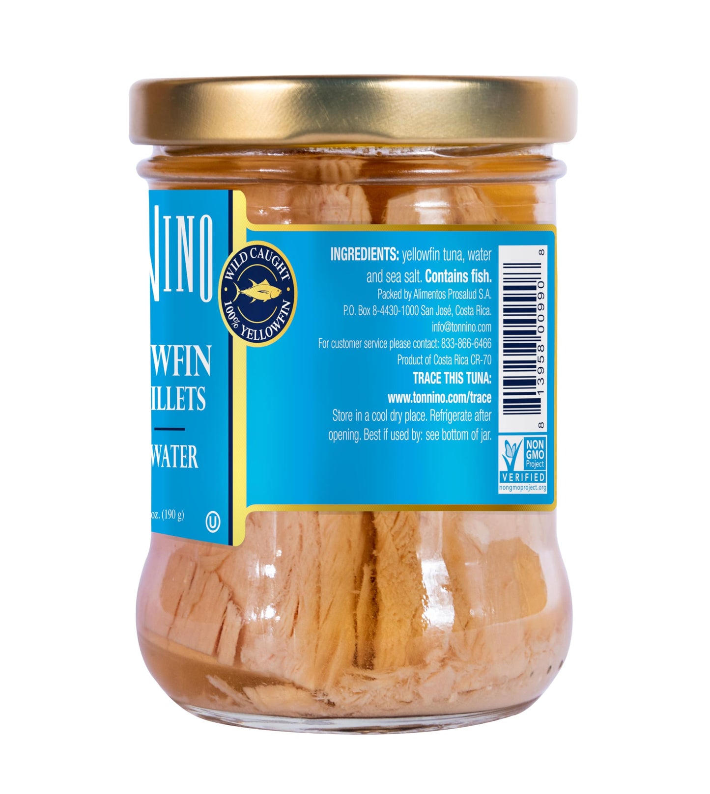 Tonnino Tuna Fillet in Water, 6.7 oz