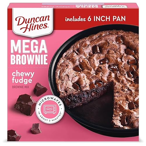 Duncan Hines Easy Brownie Kit, Double Fudge Mix, 7.7 OZ - Perfect for Quick and Delicious Brownies