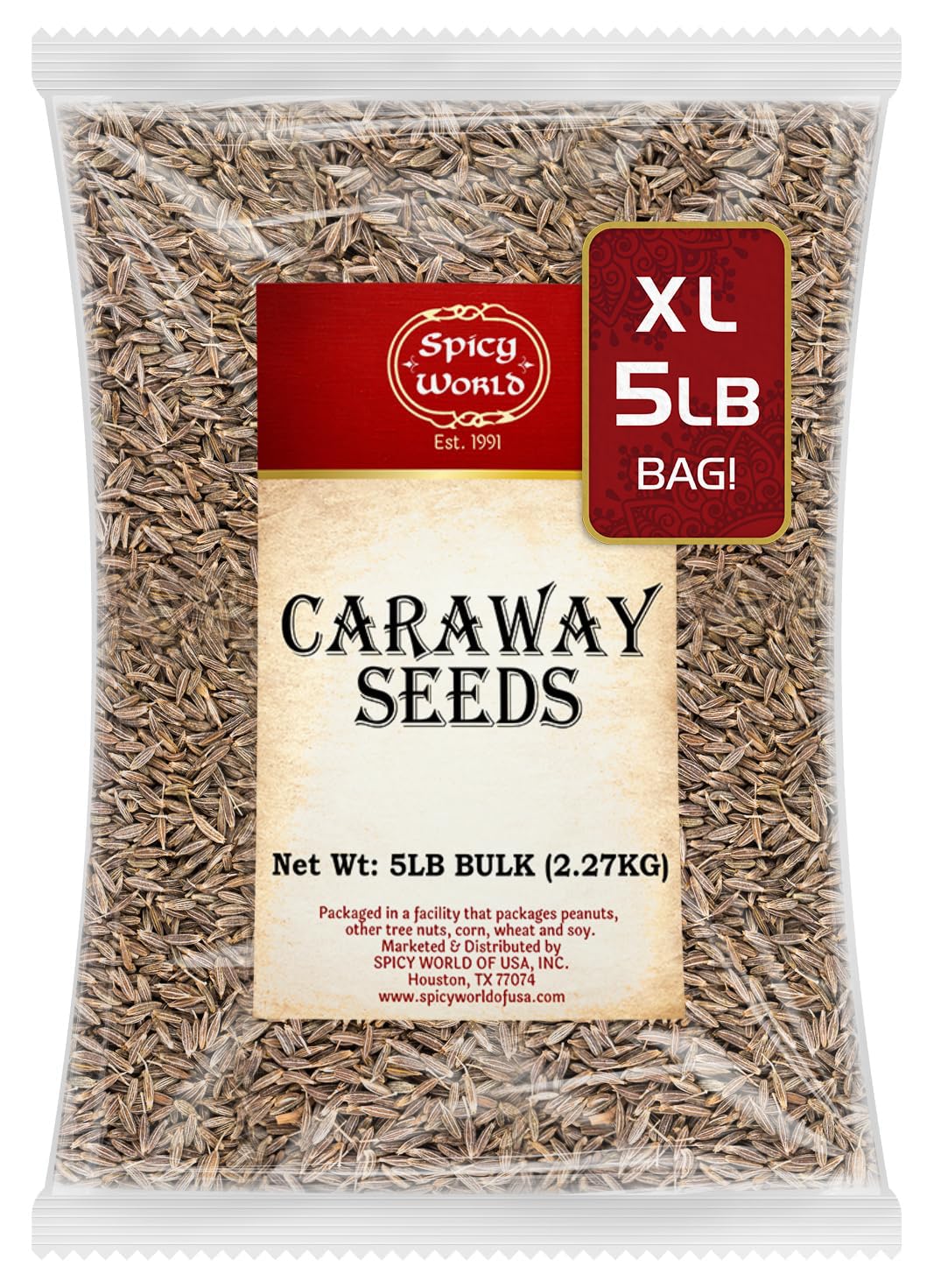 Its Delish Caraway Seeds, 5 Pound Bulk Bag, 80 Ounce