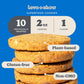 Love + Chew Soft Baked Protein Cookies, Peanut Butter Chip Flavor, Plant Based Cookie Made With Oat Flour & Dark Chocolate for K