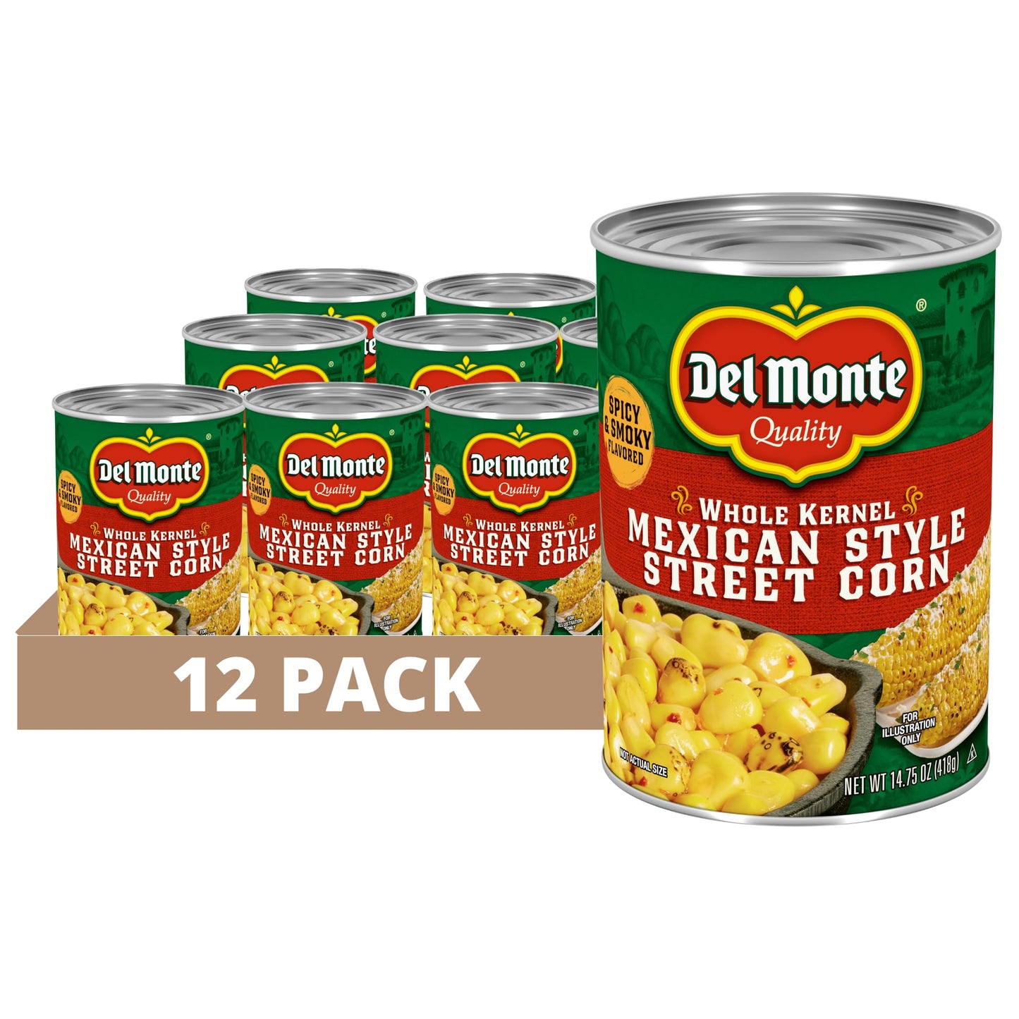 Del Monte Mexican Street Corn, 14.75 oz. Can (Pack of 12)