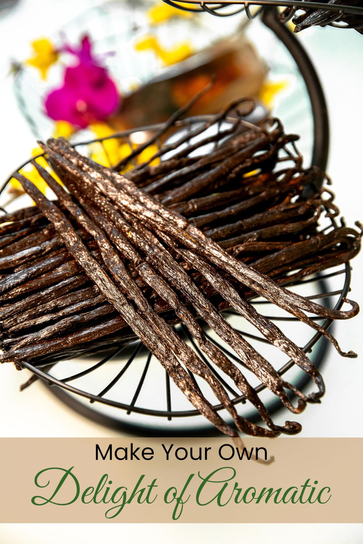 25 Count Organic Madagascar Vanilla Beans – Grade A Spirit-Inspired Flavor Pods | Gourmet Whole Vanilla Beans For Baking, Cooking, Extract Making | Rich Aroma, Enhanced Flavor, Non-Gmo, Vegan