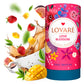 LOVARE Love Blossom Loose Leaf Tea - Dry Fig, Mango, Strawberry, 80g - Tea Gift Box with 15 Paper Filters