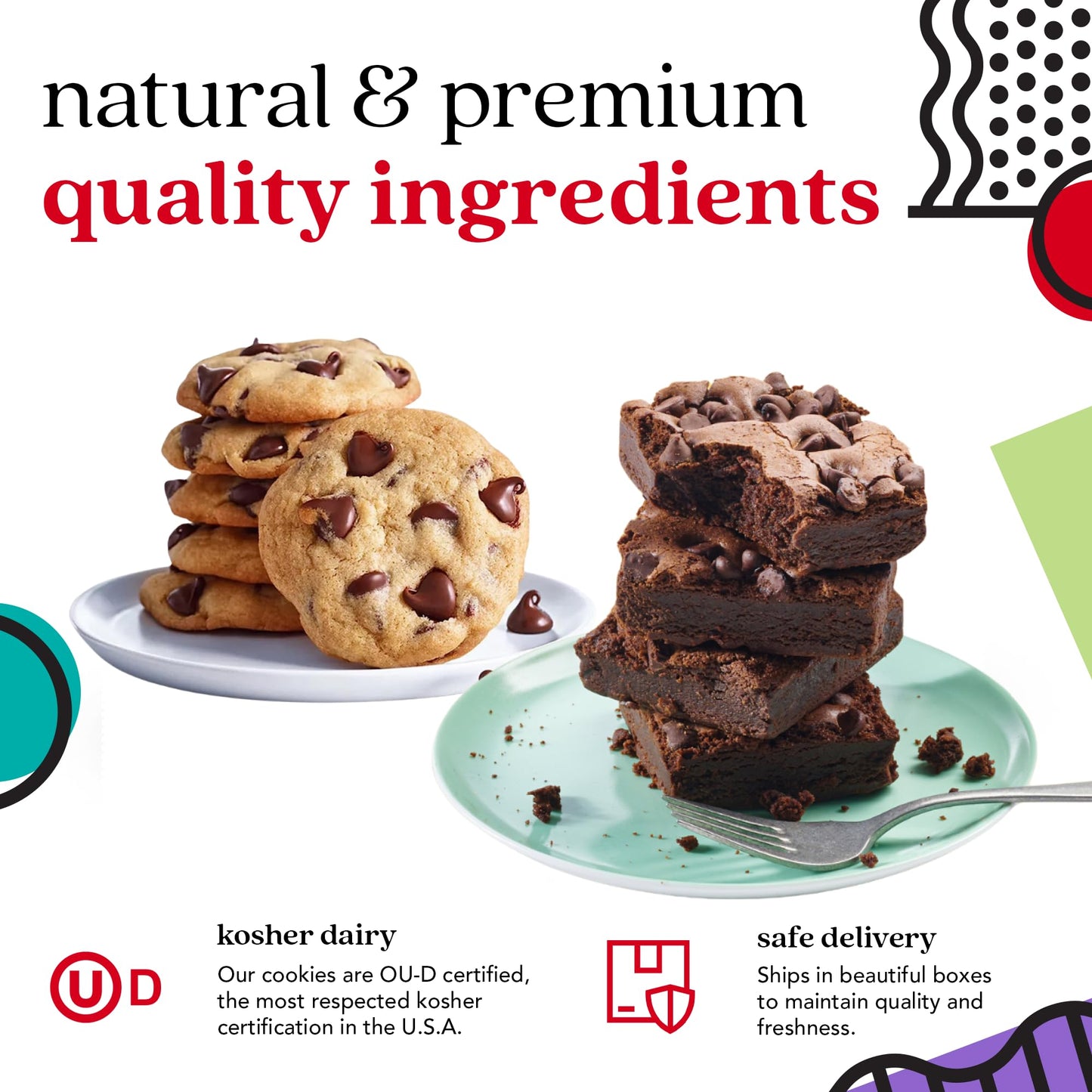 Davids Cookies Happy Birthday Gift Sampler Tin - Crunchy Gourmet Cookies - Bakery Snack Gift for Birthdays  Celebrations and Special Occasions - Gluten-Free Cookies & Brownies