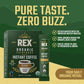 Rex Coffee Organic Fairtrade Decaf Freeze-Dried Instant Sticks - Naturally Decaffeinated Arabica  25 Single-Serve Packs  Mountain Water Process