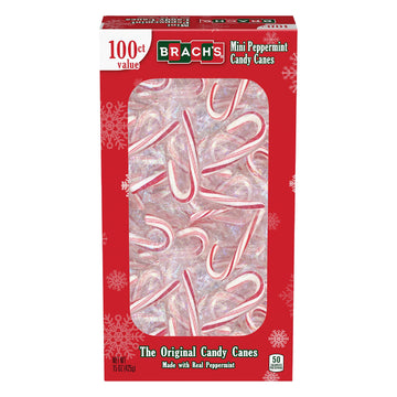 Brach'S Mini Candy Canes, 100 Ct Carton