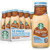Starbucks Frappuccino Lite, Sea Salt Caramel Gelato, 9.5 Fl Oz Bottles (Pack of 12)